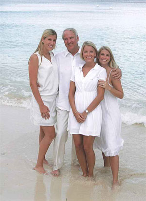 Dr. Roger Baker and his family